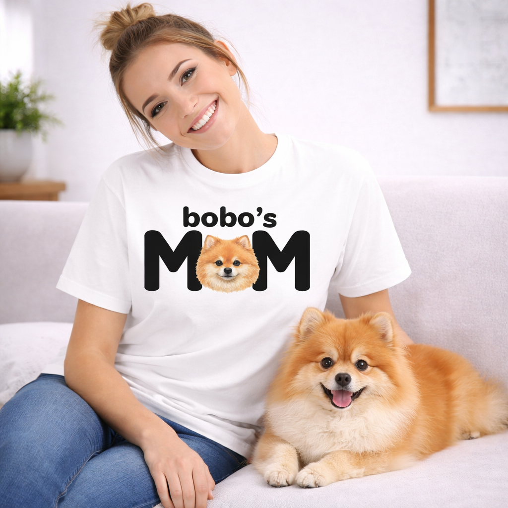 MOM Hund - Personalisiertes Oversized Shirt