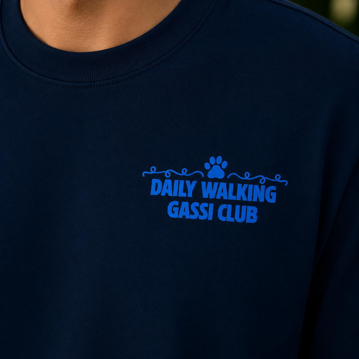 Daily-Walking Gassi Club - Dog Dad - Oversized Shirt