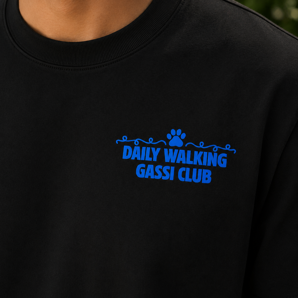 Daily-Walking Gassi Club - Dog Dad - Oversized Shirt