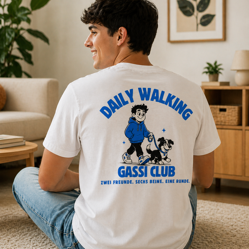 Daily-Walking Gassi Club - Dog Dad - Oversized Shirt