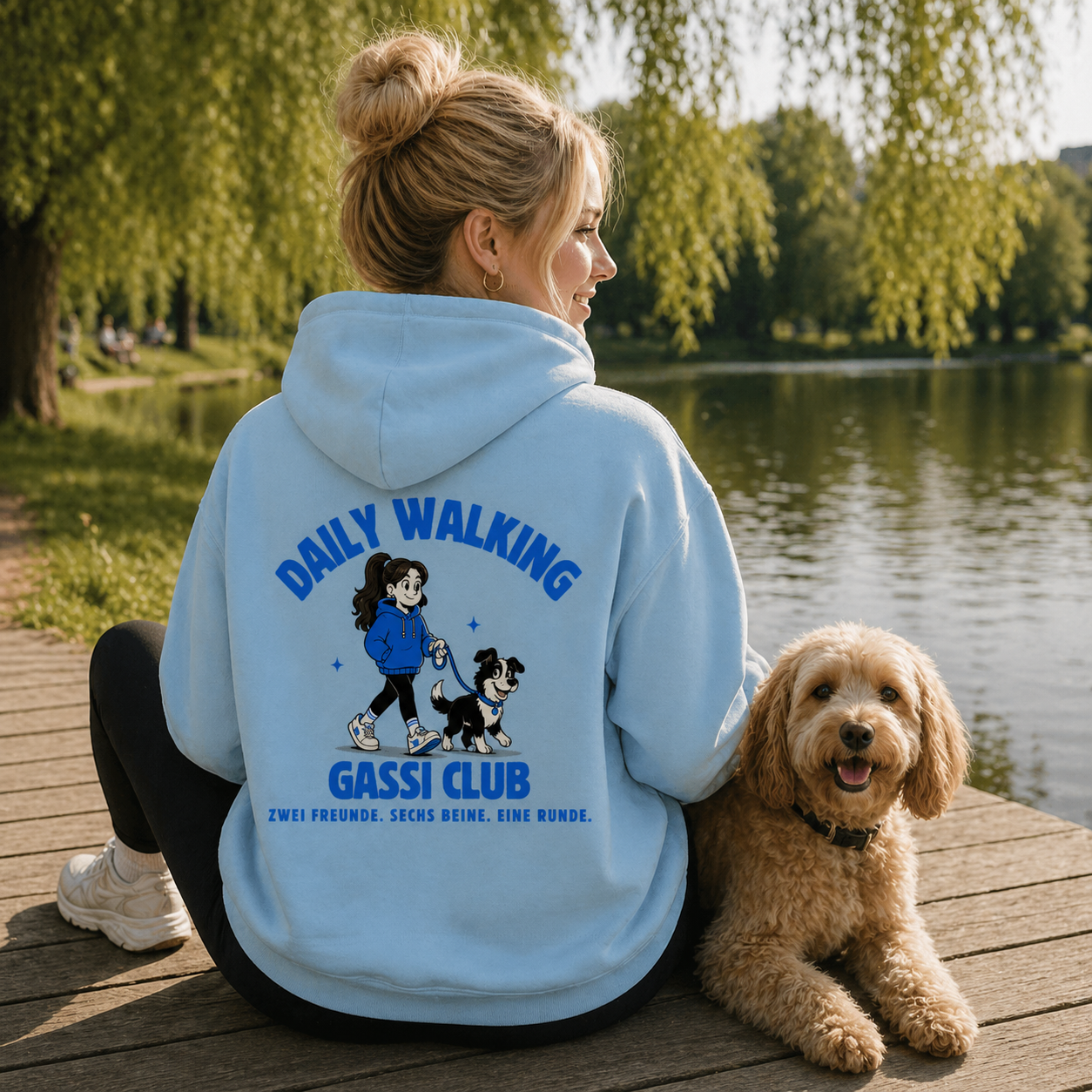 Daily-Walking Gassi Club - Dog Mom - Hoodie