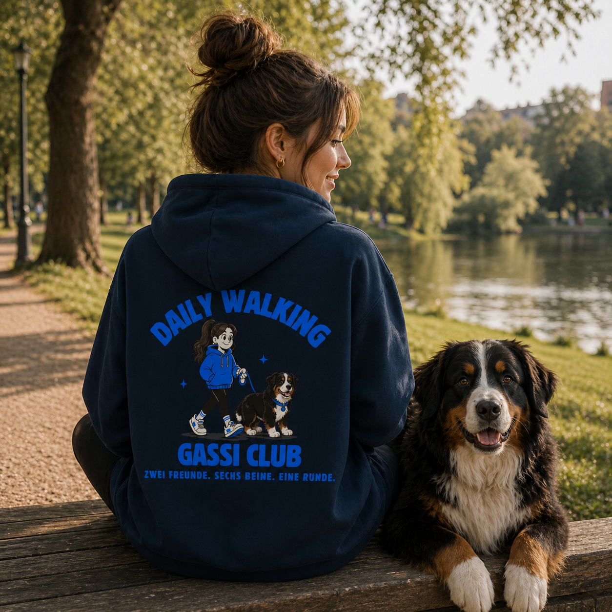 Daily-Walking Gassi Club - Dog Mom - Hoodie