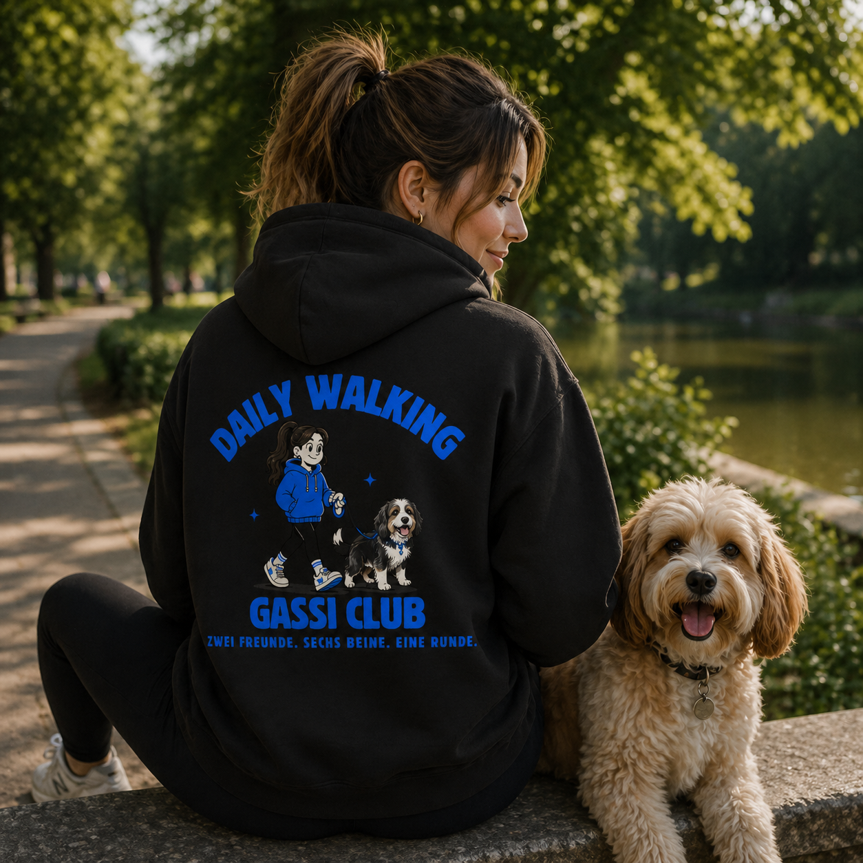 Daily-Walking Gassi Club - Dog Mom - Hoodie