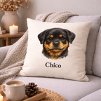 Hunde Portrait - Personalisiertes Kissen