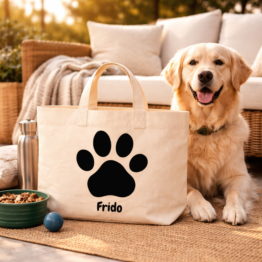 Pfote - Personalisierte Bio Tragetasche