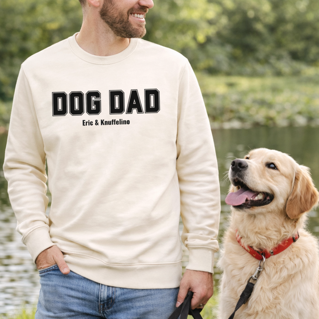 DOG DAD - Personalisiertes Sweatshirt