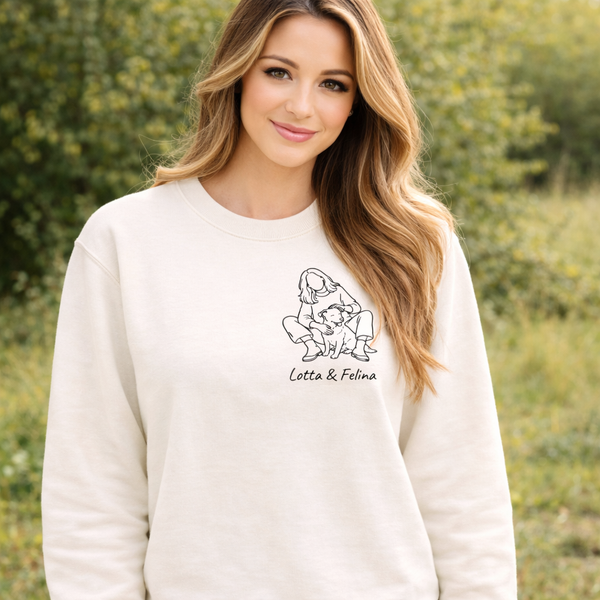 Hundeglück - Personalisiertes Sweatshirt