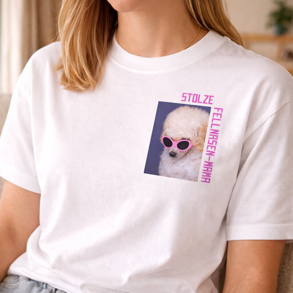 Stolze Fellnase - Personalisiertes Oversized Shirt