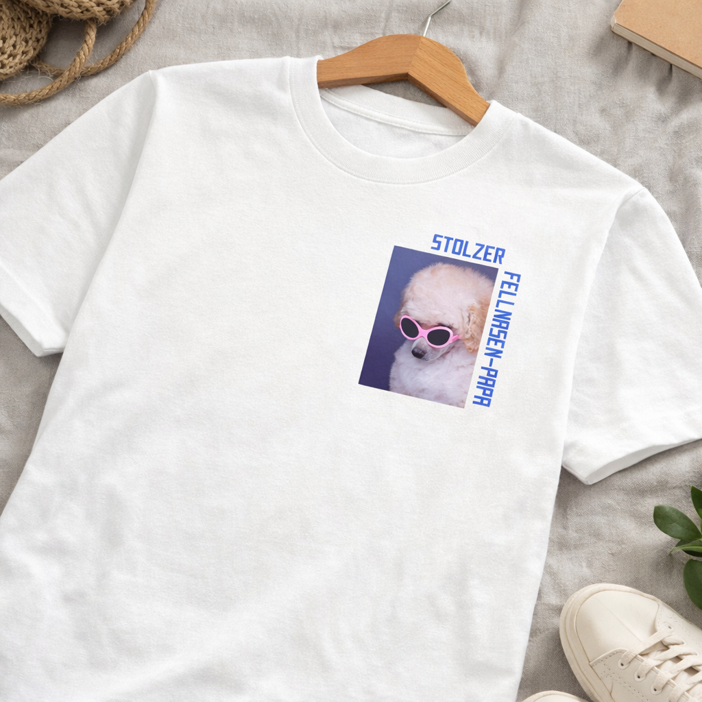 Stolze Fellnase - Personalisiertes Oversized Shirt