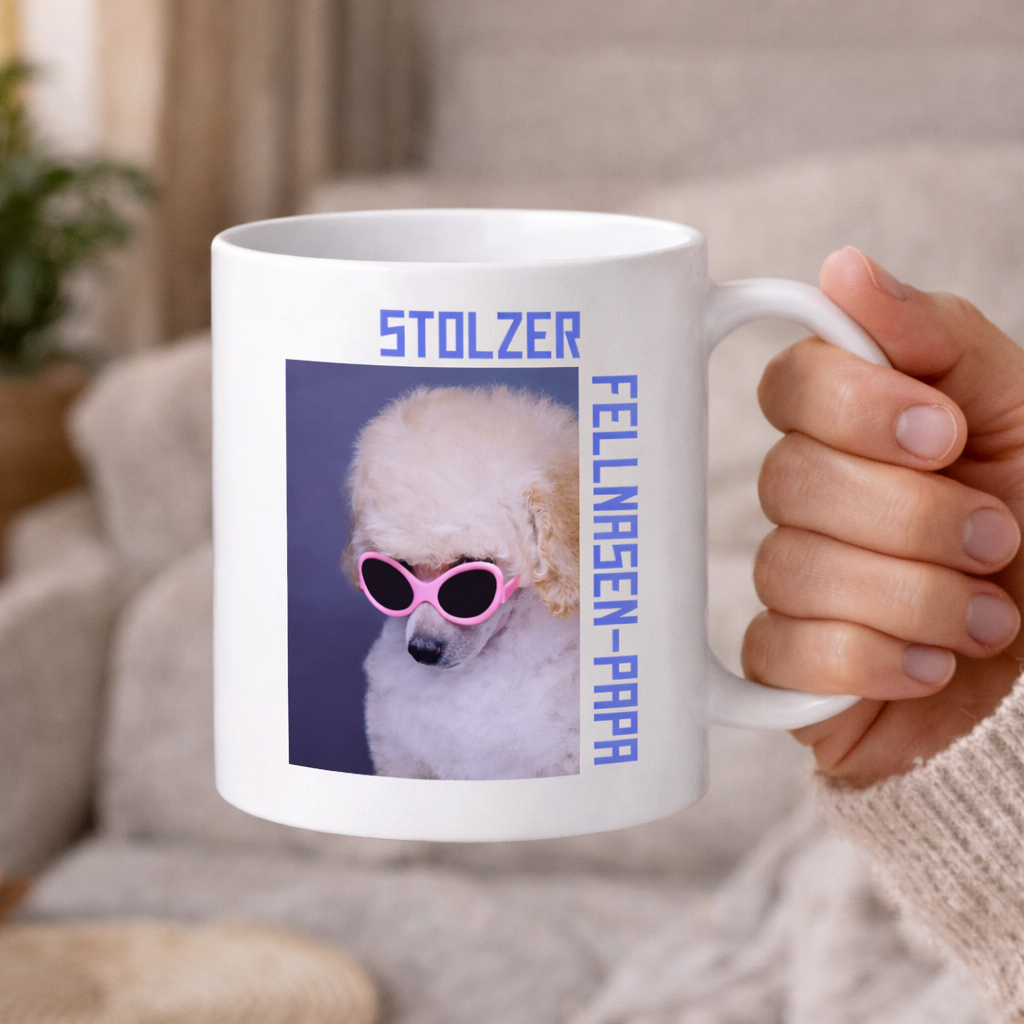 Stolze Fellnasen - Personalisierte Tasse