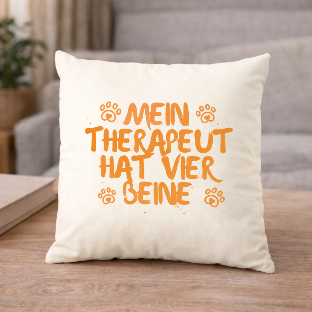 Mein Therapeut hat vier Beine - Kissen