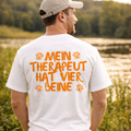 Mein Therapeut hat vier Pfoten - Oversized Shirt