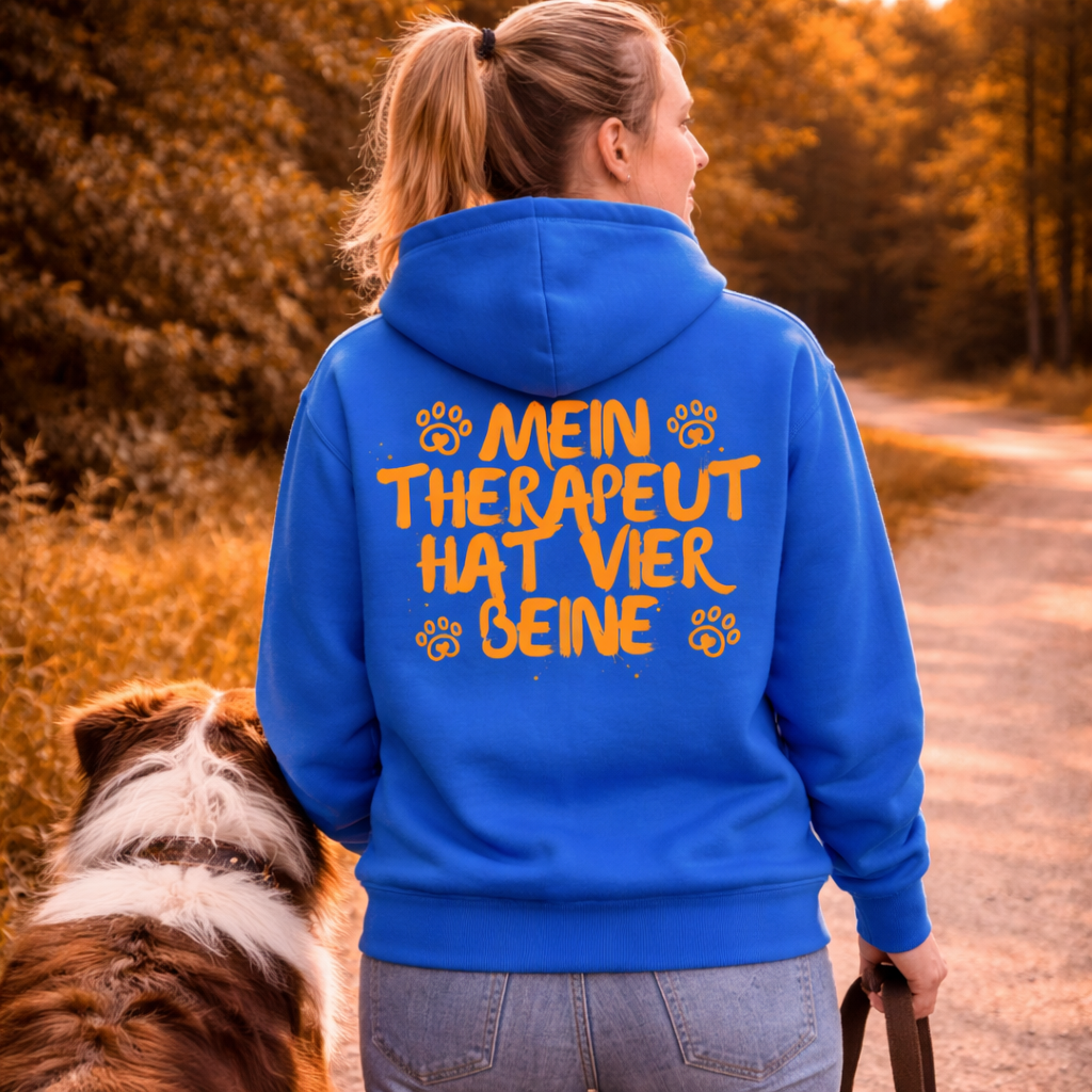 Mein Therapeut hat vier Pfoten - Hoodie