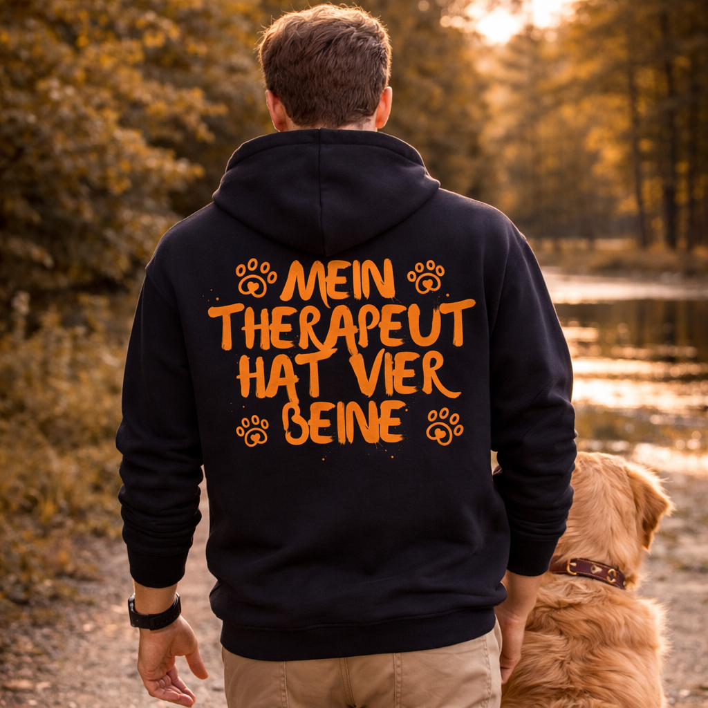 Mein Therapeut hat vier Pfoten - Hoodie