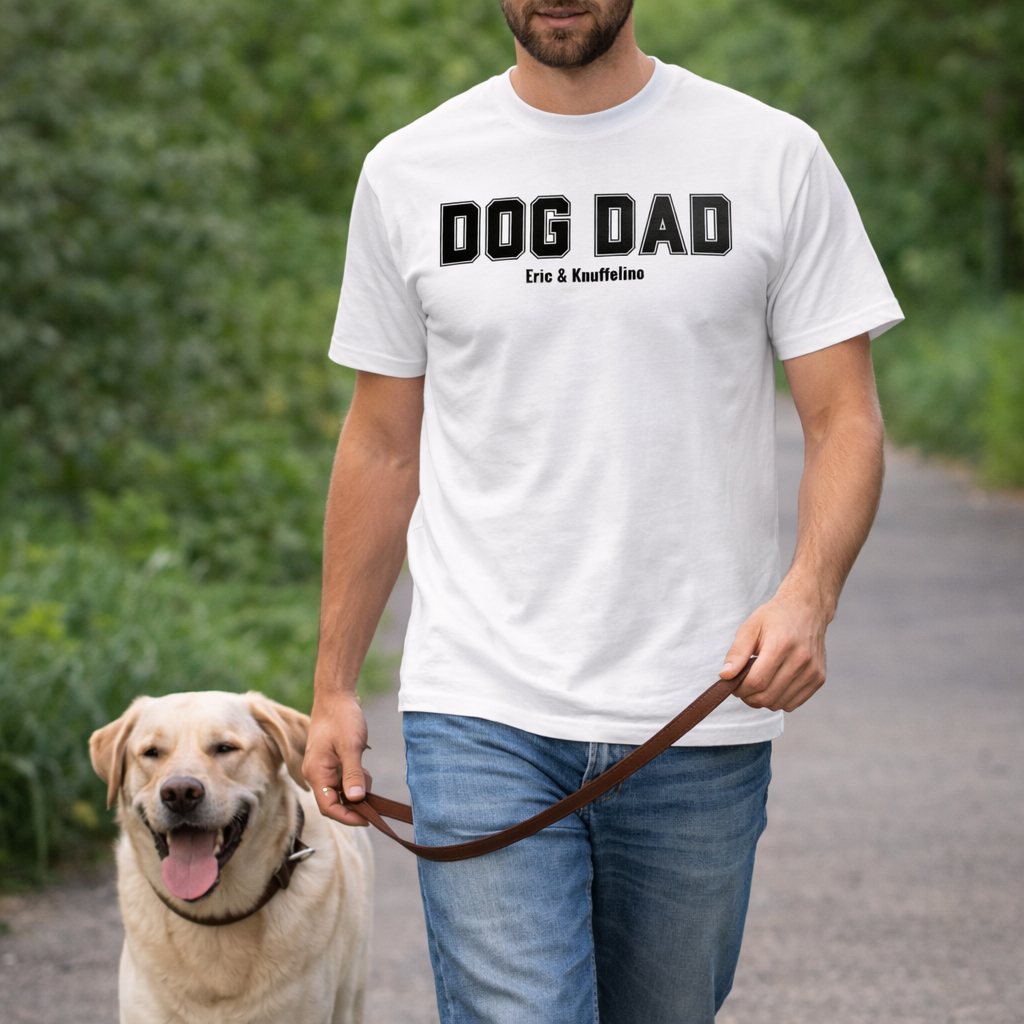 DOG DAD - Personalisiertes Oversized Shirt