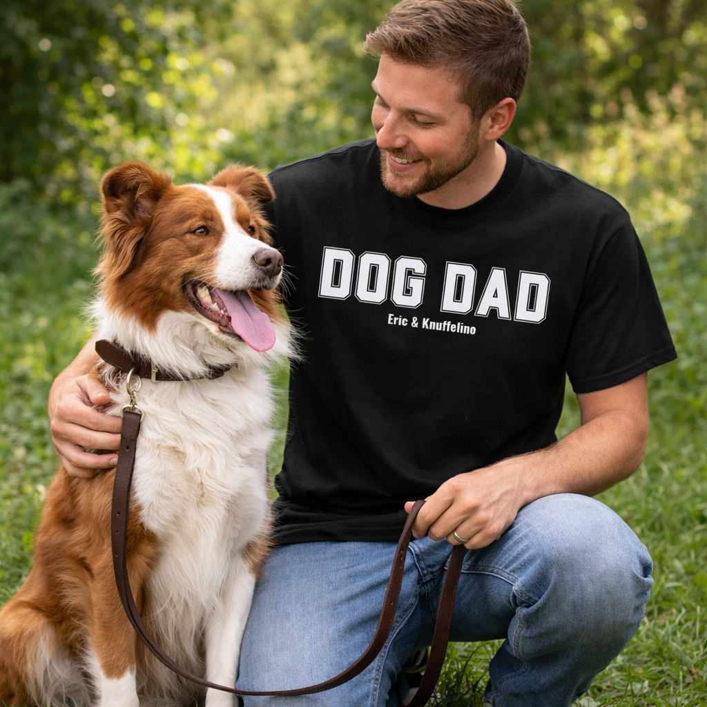DOG DAD - Personalisiertes Oversized Shirt