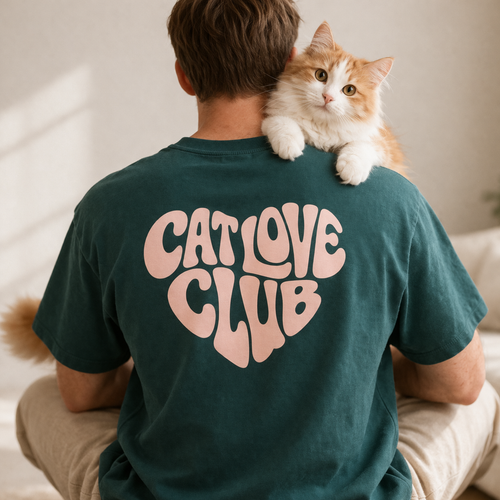 CAT LOVE CLUB - Oversized Shirt