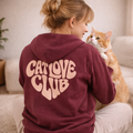 CAT LOVE CLUB - Zipper Hoodie