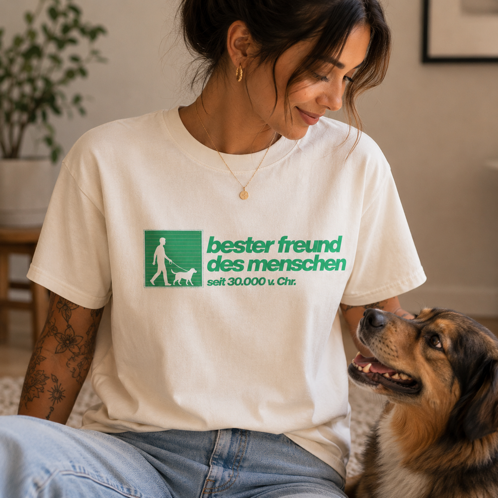 Bester Freund des Menschen – Oversized Shirt