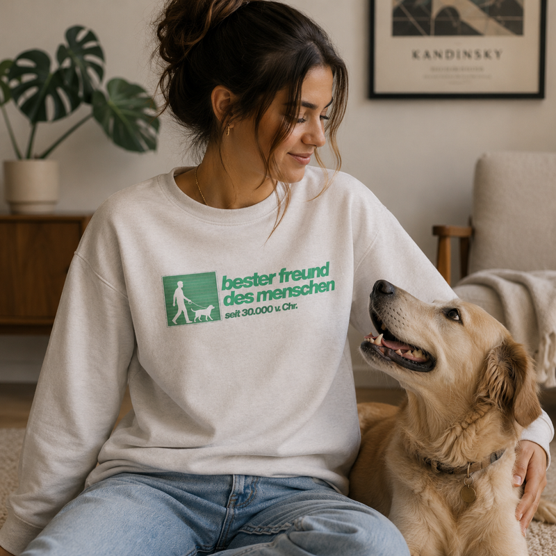 Bester Freund des Menschen - Sweatshirt