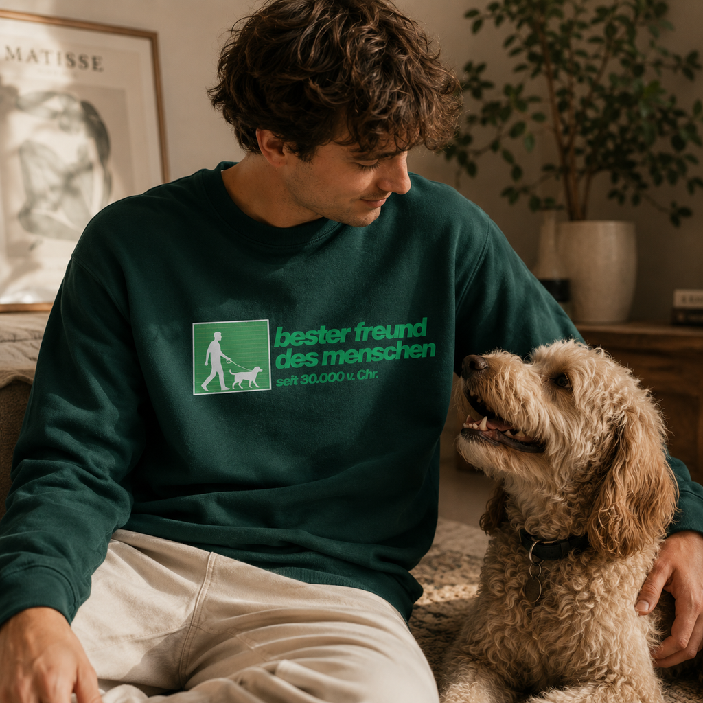 Bester Freund des Menschen - Sweatshirt