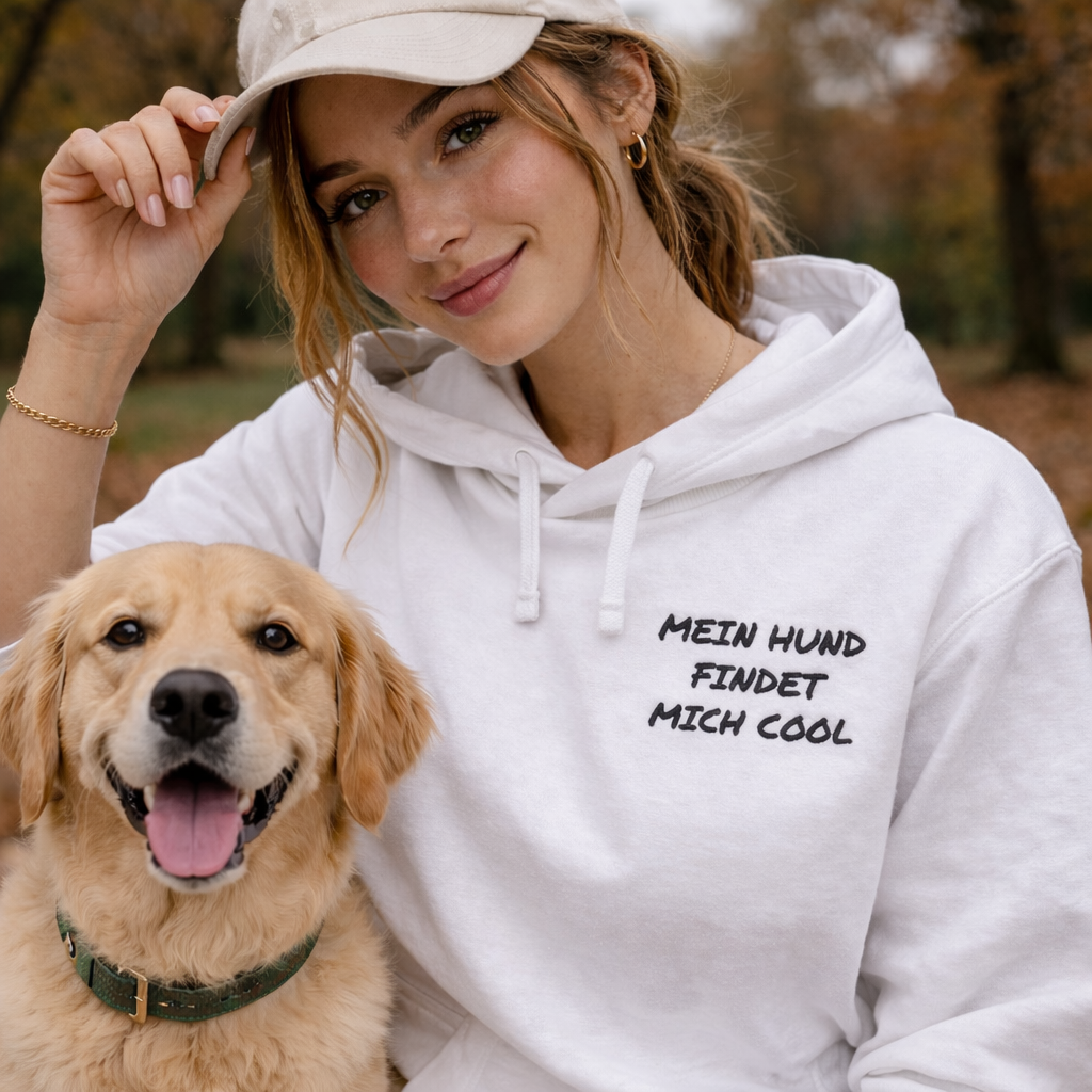 Mein Hund findet mich cool - Hoodie