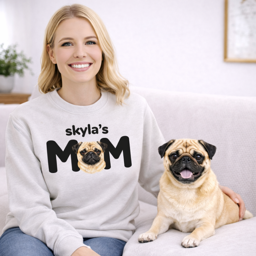 MOM Hund - Personalisiertes Sweatshirt