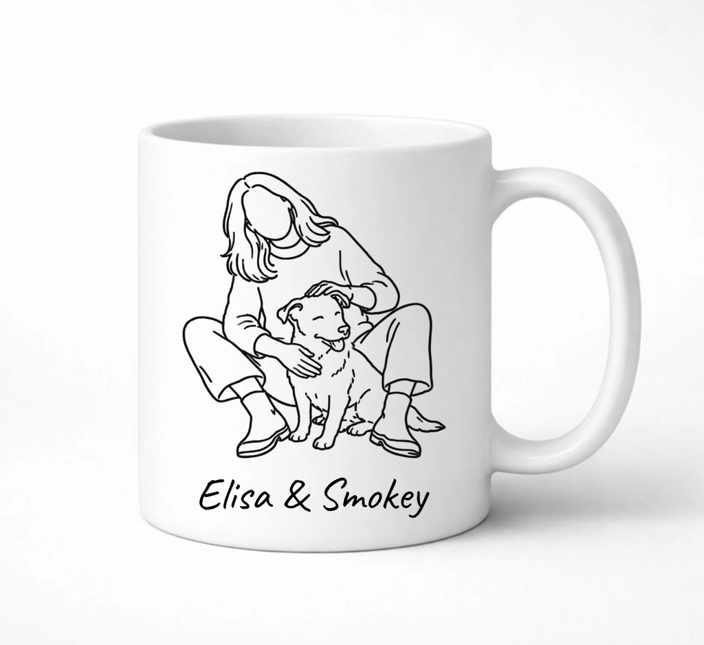 Hundeglück - Personalisierte Tasse