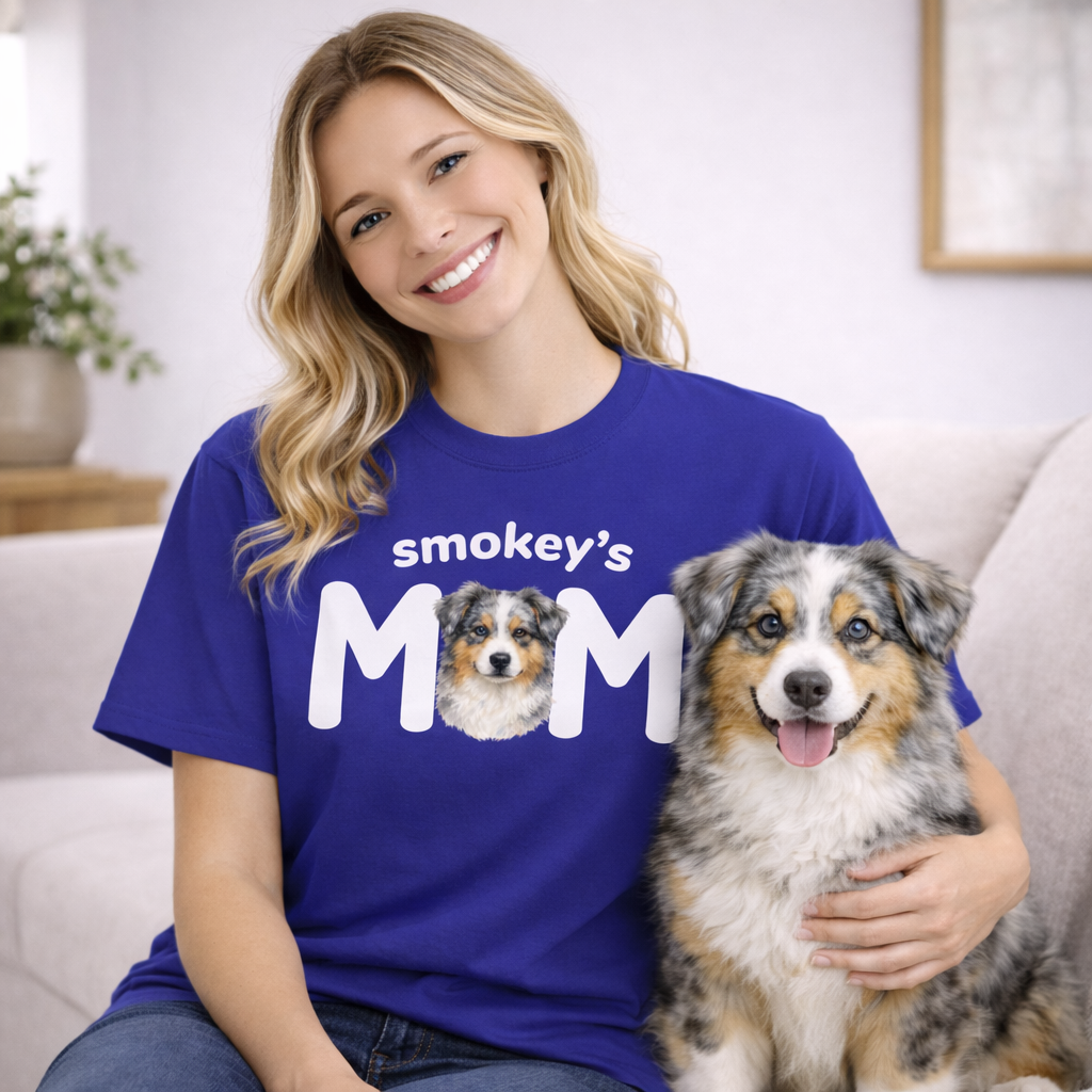 MOM Hund - Personalisiertes Oversized Shirt