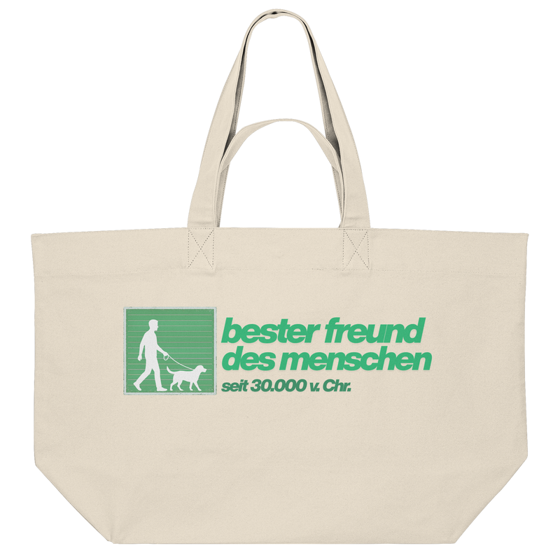 Bester Freund des Menschen - Tragetasche